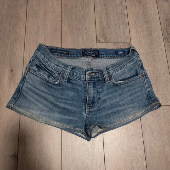 Lucky Brand Low-Rise Y2k Vintage Micro Shorts - Picture 5 of 7